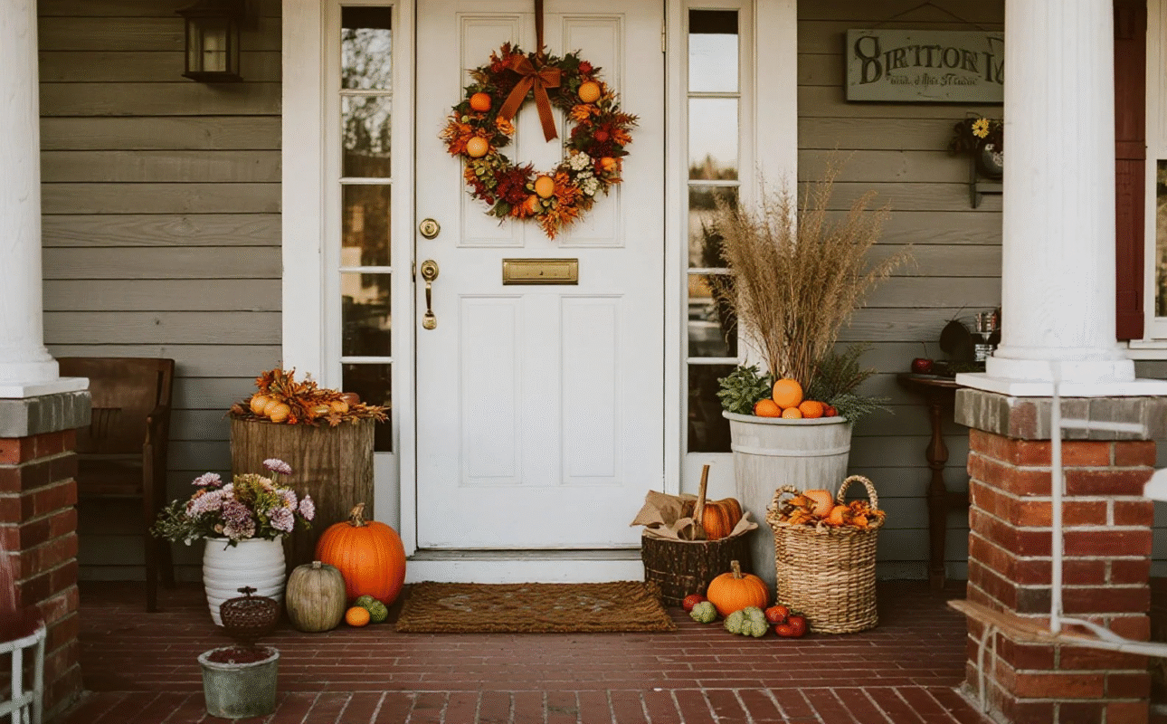 Welcoming Vibes Creative Doorstep Decor Ideas for Every Season