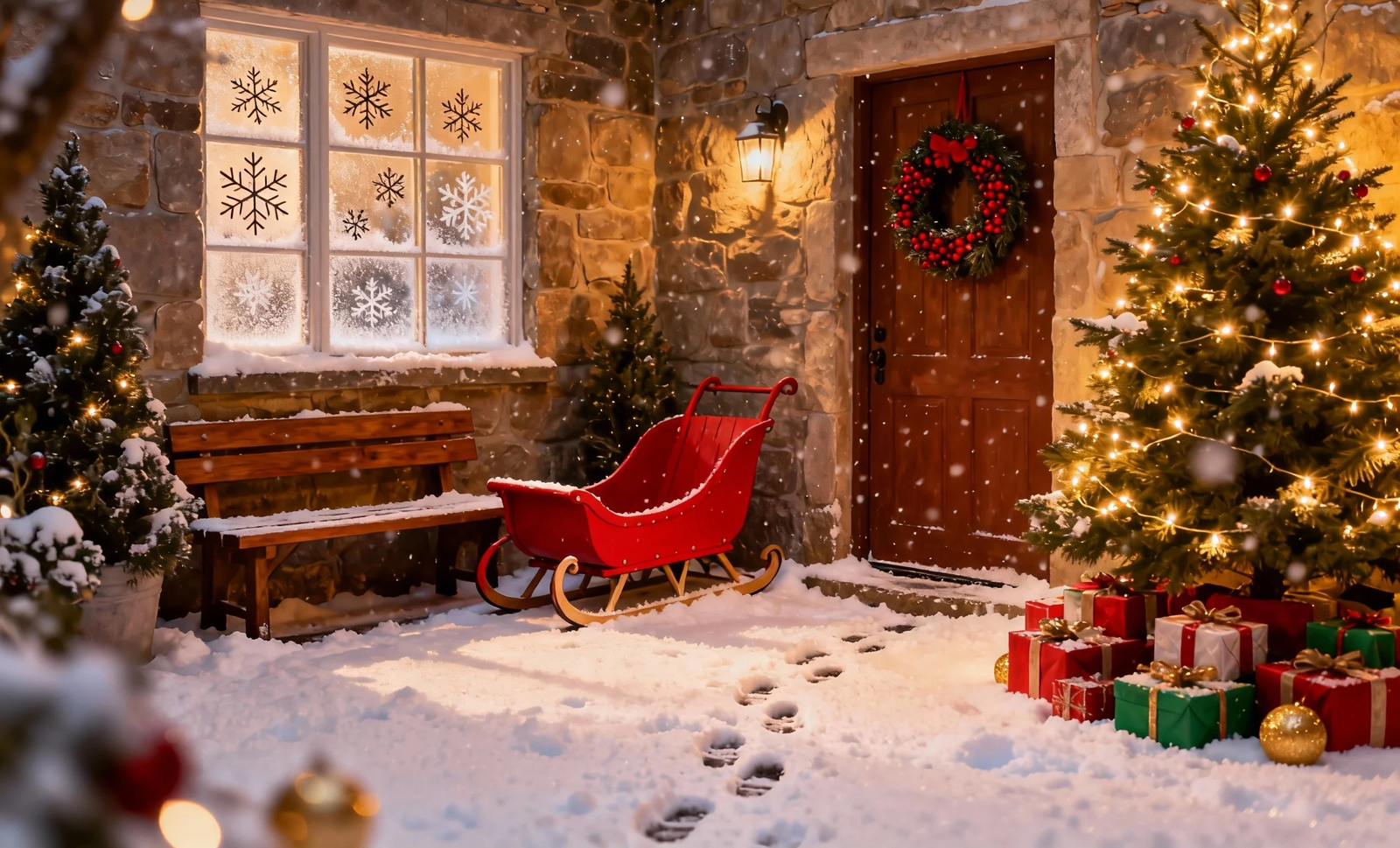 Christmas Courtyard